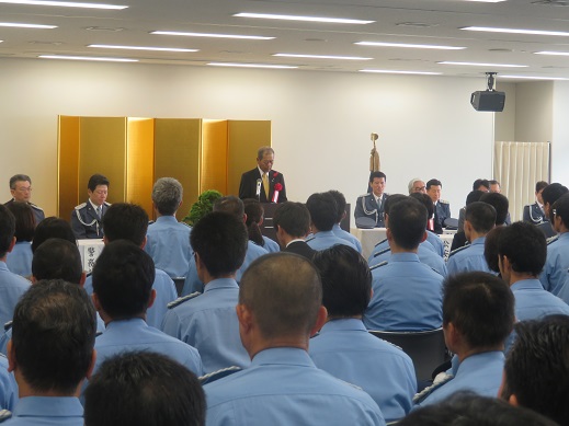 •令和元年永年勤続・優秀警察職員表彰式の写真