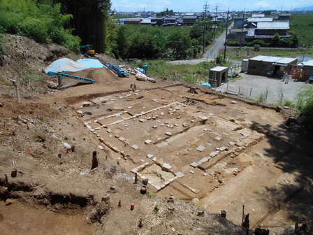 平成28年度発掘区全景（北西から）