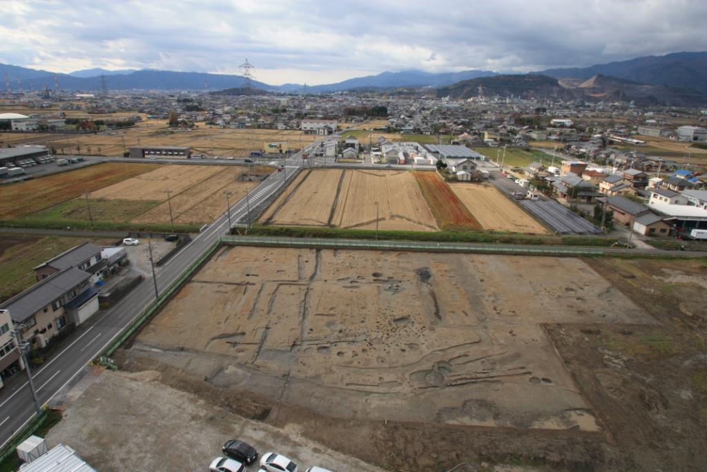 平成29年度発掘区全景（東から）