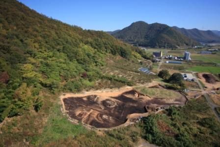 平成27年度発掘区遠景（西から）