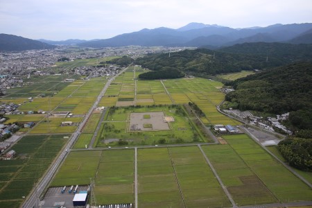 国分寺遺跡遠景（東）