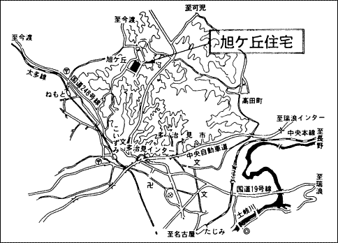 旭ヶ丘住宅の地図