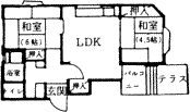 間取り・１階7号室