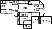 間取り・1階１０号室