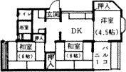 間取り2・3階8号室