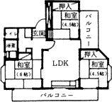 間取り2・3階10号室