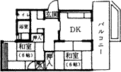 間取り・4階8号室