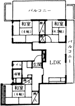 間取り・5階7号室