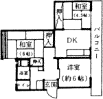 間取り・5階8号室