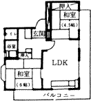 間取り・5階9号室