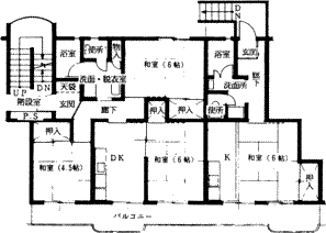 間取り・B1棟（老人ペア）