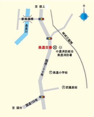 付近案内図の画像