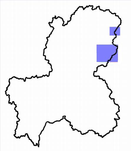 分布情報図を拡大表示します