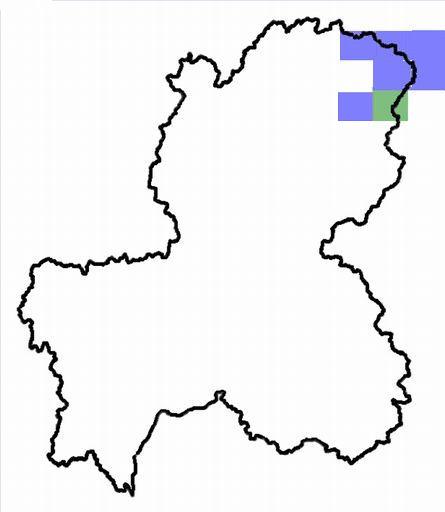 分布情報図を拡大表示します