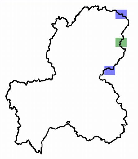 分布情報図を拡大表示します