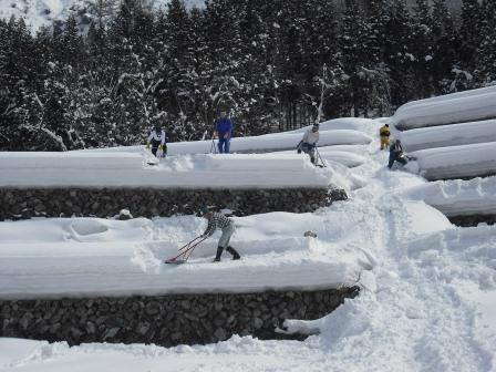 雪庇落とし