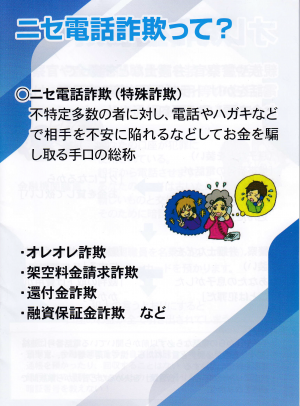 ニセ電話詐欺1