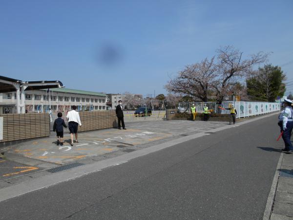 柳津小学校交通事故防止活動