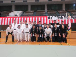柔剣道大会出場選手・監督・可児警察署長