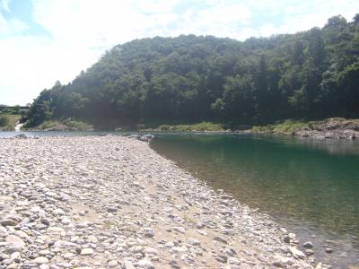 複雑な水の流れに注意(写真)