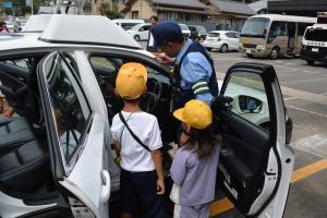 パトカー見学