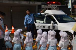 パトカー見学1